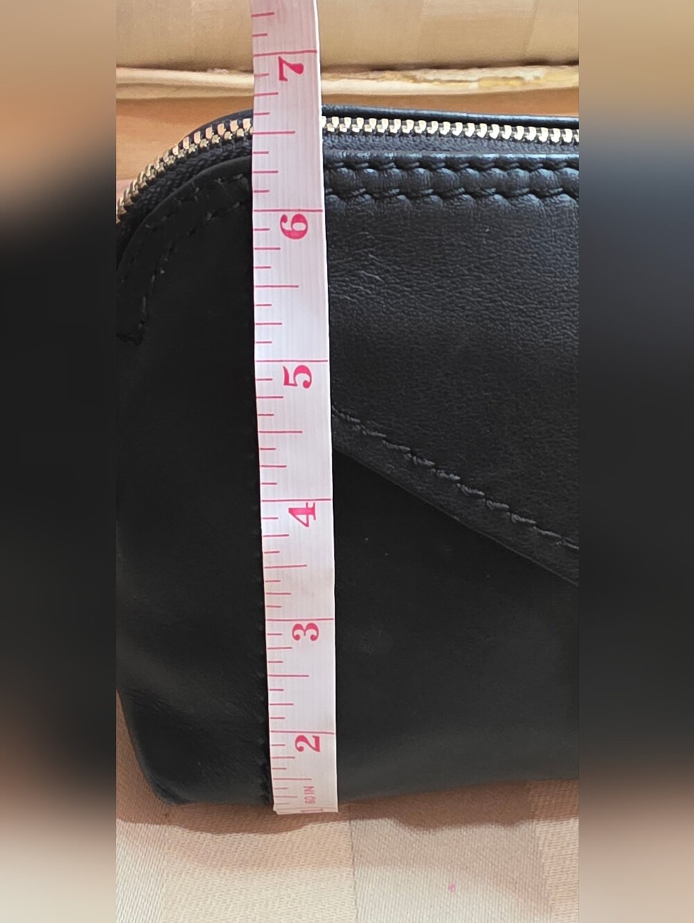 GENUINE FURLA BLACK LEATHER CROSS BODY SATCHEL PURSE LIKE NEW CONDITION - Picture 2 of 11
